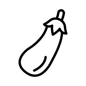 Eggplant,aubergine,vegetable,vegetarian,healthy Food icon