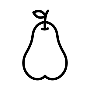 Pear,fruit,vegan,healthy Food,diet icon