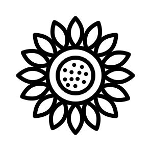 Sunflower,plant,garden,nature,gardening icon