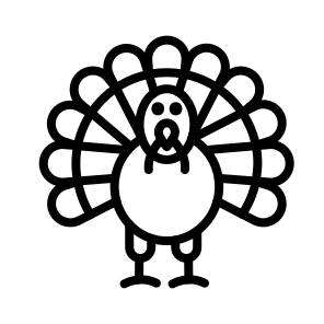 Turkey Chicken,thanksgiving,bird,animal,farmer icon