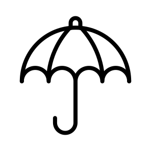 Umbrella,rain,protection,rainy,weather icon
