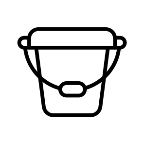 Bucket,paint,plastic Bucket,paint Bucket,pail icon