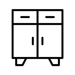 Cupboard,furniture,cabinet,wardrobe,plastic icon