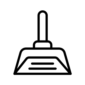 Dustpan,cleaning,cleaner,tidy,wiping icon