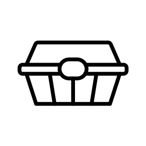 Lunch Box,lunch,take Away,packaging,fast Food icon
