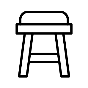 Stool,chair,seat,plastic Stool,bar Stool icon
