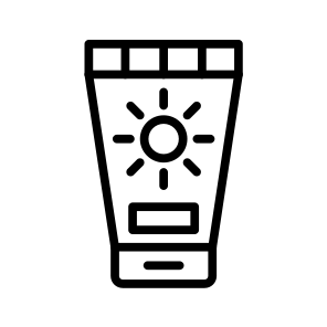 Sunscreen,skincare,sun Block,sun Protection,sun Cream icon