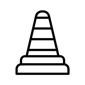 Traffic Cone,cone,bollards,plastic Product,plastic Cone icon