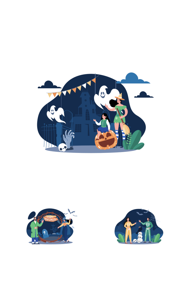 M663-Happy Halloween Large Set Preview