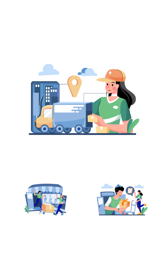 M444-Parcel Delivery Service Large Set Preview
