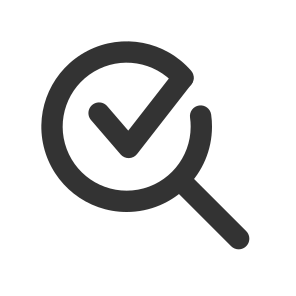 002 048 Search Complete Finded Check, Find, Checkmark icon
