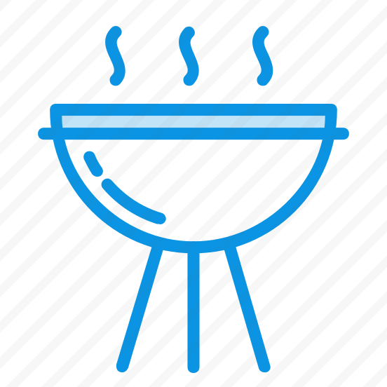 Unigrid Bluetone Barbecue Bbq Brazier Food Cooking Hot preview