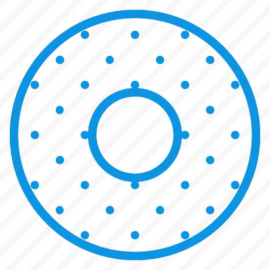 Unigrid Bluetone Donuts Donut Bagel Baking Food preview