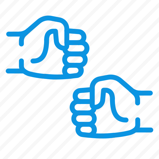 Unigrid Bluetone Fist Hands Punch Shake Fight preview