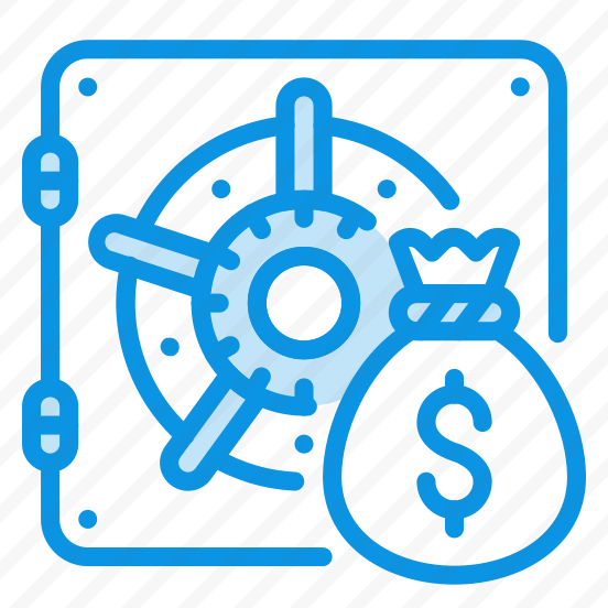 Unigrid Bluetone Safe Finance Bank Money Secure Deposit Bag preview