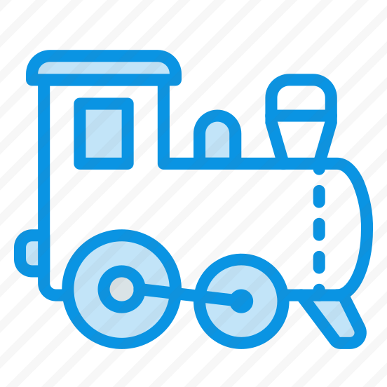 Unigrid Bluetone Train Railroad Toy Baby preview