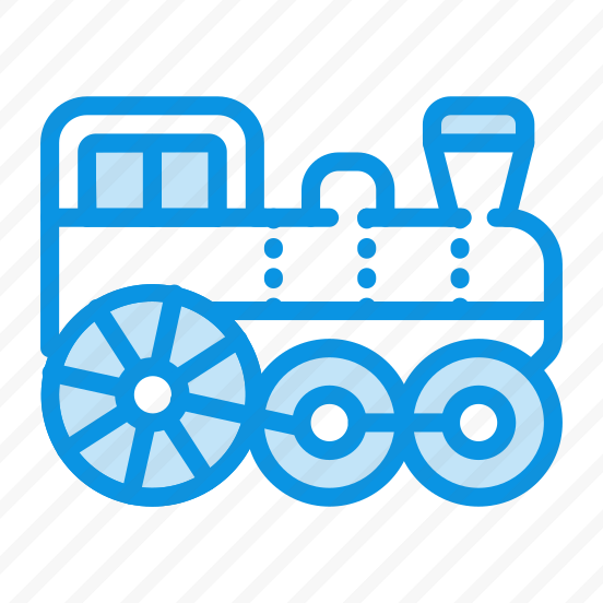 Unigrid Bluetone Train Steam Railway Locomotive preview