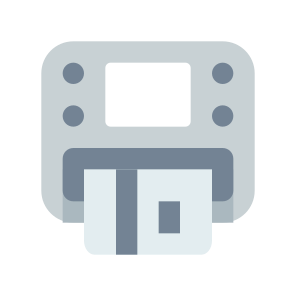 012 091 Atm Cash Dispenser Machine Money Credit Card Insert icon
