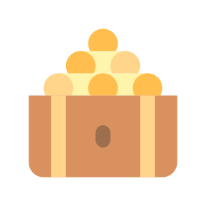 012 133 Treasure Chest Marine Nautical Money Riches icon