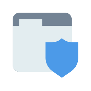 022 080 Web Browser Website Password Protection Encryption Security icon