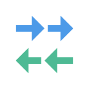 022 101 Traffic Trafic Internet Arrows icon