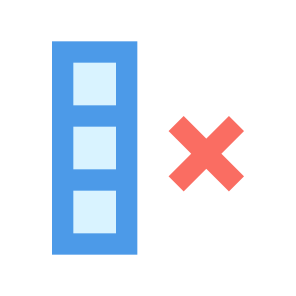 037 055 Spreadsheet Matrix Database Cell Delete icon