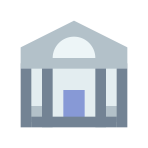 017 028 Building Bank Government Finance Official icon