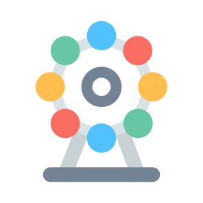 017 072 Ferris Wheel Park Recreation Building icon