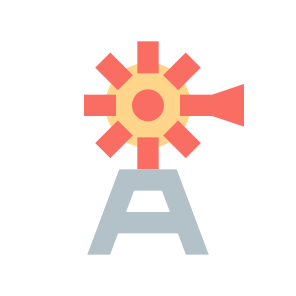 017 099 Wind Generator Mill Agriculture Farm Village icon