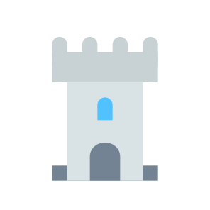 017 122 Castle Bastion Building Tower icon