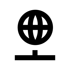 022 119 Global Online Network Internet icon