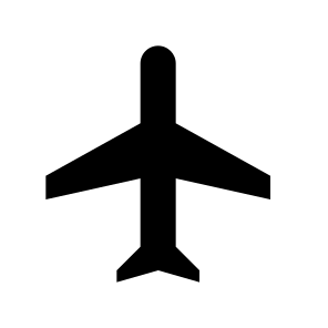 014 096 Plane Mode Fly Airport Travel icon