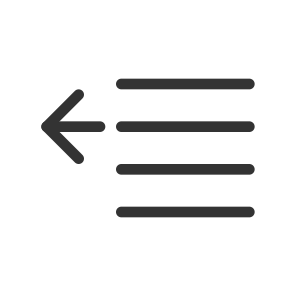 Ui Controls Editor Text Outdent First Line icon
