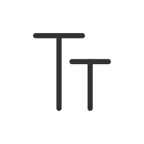 Ui Controls Editor Type Small Caps icon