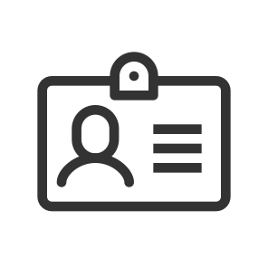Ui Controls Id Badge icon