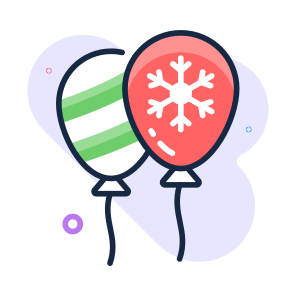 Balloons, Decoration, Celebration, Helium, Party, icon