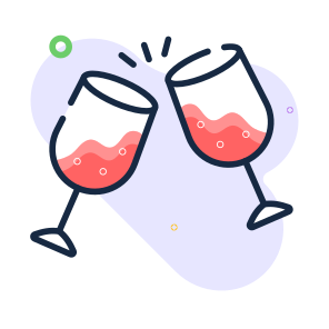 Cheers, Clinking, Glasses, Toast, Celebration, icon