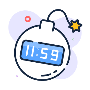 Christmas, Bomb, Timer, Deadline, Fireworks, icon