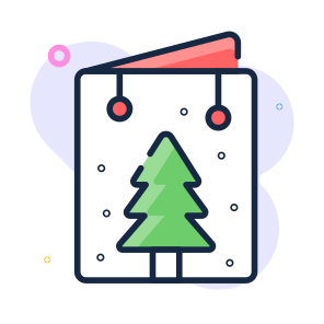 Christmas Card, Invitation, Xmas Card, Greeting Card, Wishes, icon