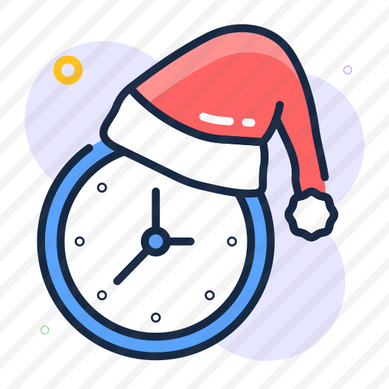 Christmas, Clock, Timer, Winter, Holidays, preview