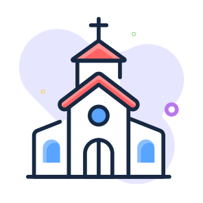 Church, House, Home, Building, Catholic, icon