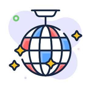 Disco, Ball, Christmas, Xmas, Celebration, icon