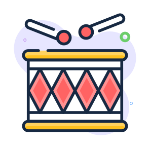 Drum, Drumbeat, Percussion, Instrument, Music, icon