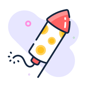 Firework, Rocket, Firecracker, Christmas, Celebration, icon