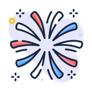 Fireworks, Birthday, Party, Celebration, Firecracker, icon