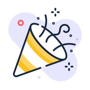 Party, Celebration, Party, Popper, Confetti, icon