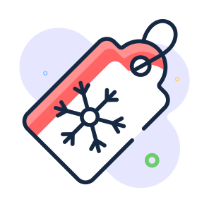 Winter, Tags, Sale, Offer, Christmas, icon