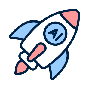 Ai, Artificial, Intelligence, Missile, Rocket icon