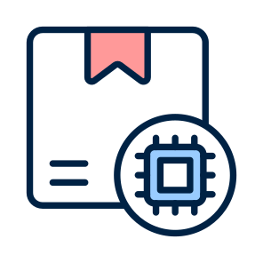 Ai, Artificial Intelligence, Parcel, Package, Delivery icon