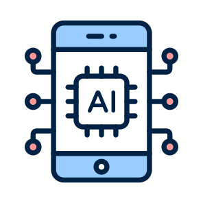 Artificial, Intelligence, Mobile, Ai, Smartphone icon